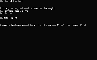 DDST - The Adventure Game atari screenshot